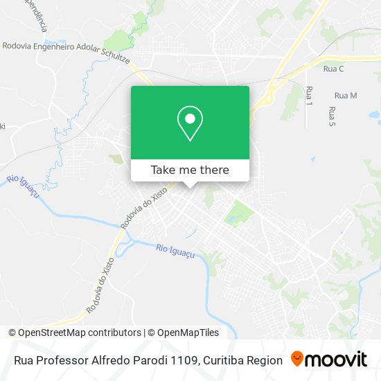 Rua Professor Alfredo Parodi 1109 map