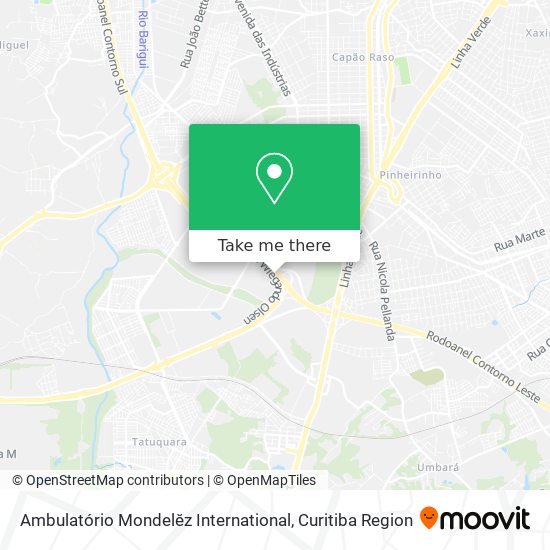 Mapa Ambulatório Mondelĕz International