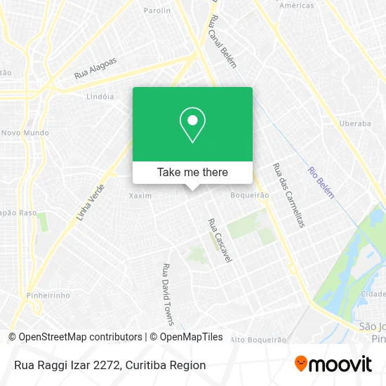 Rua Raggi Izar 2272 map