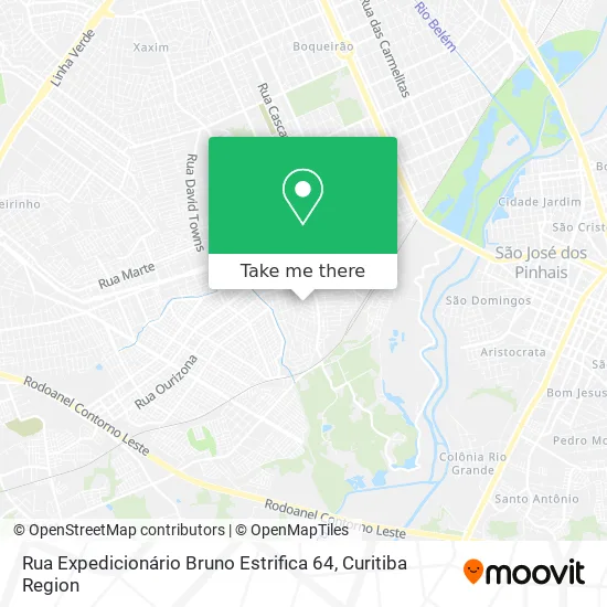 Rua Expedicionário Bruno Estrifica 64 map