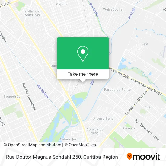 Rua Doutor Magnus Sondahl 250 map