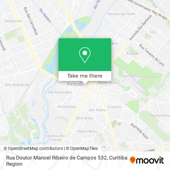 Mapa Rua Doutor Manoel Ribeiro de Campos 532