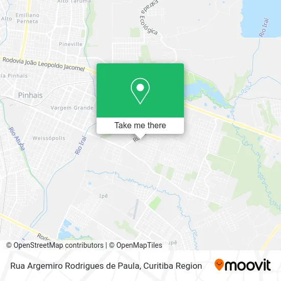 Rua Argemiro Rodrigues de Paula map