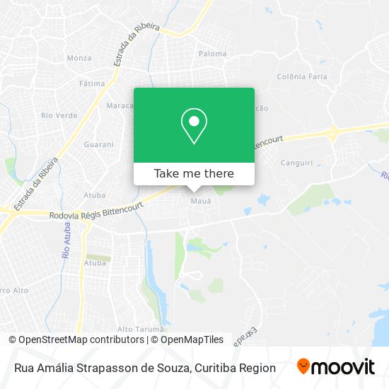 Rua Amália Strapasson de Souza map