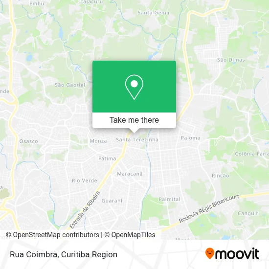 Rua Coimbra map