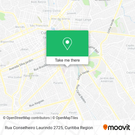 Rua Conselheiro Laurindo 2725 map