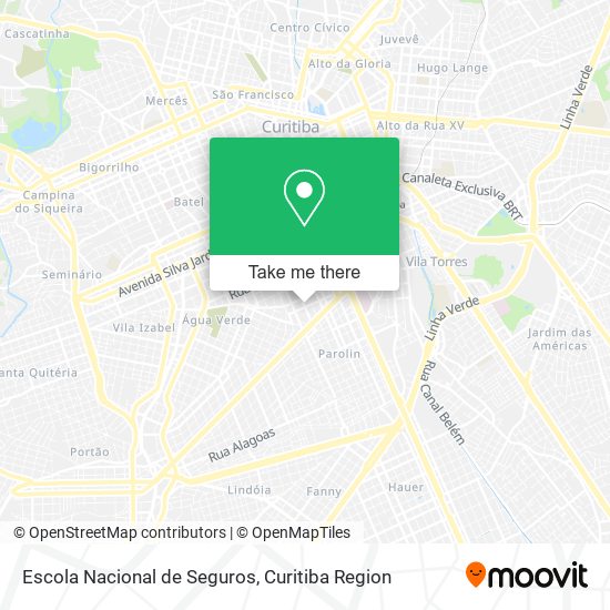 Escola Nacional de Seguros map