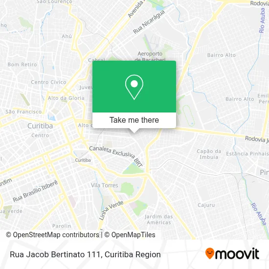 Rua Jacob Bertinato 111 map