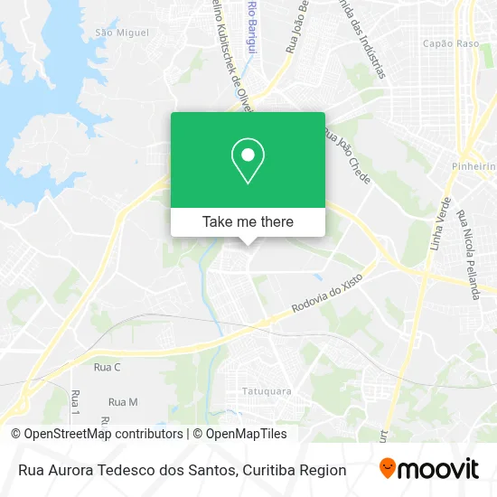 Rua Aurora Tedesco dos Santos map