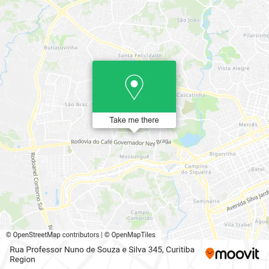 Rua Professor Nuno de Souza e Silva 345 map