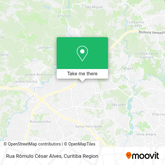 Rua Rômulo César Alves map