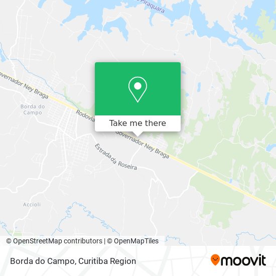 Borda do Campo map