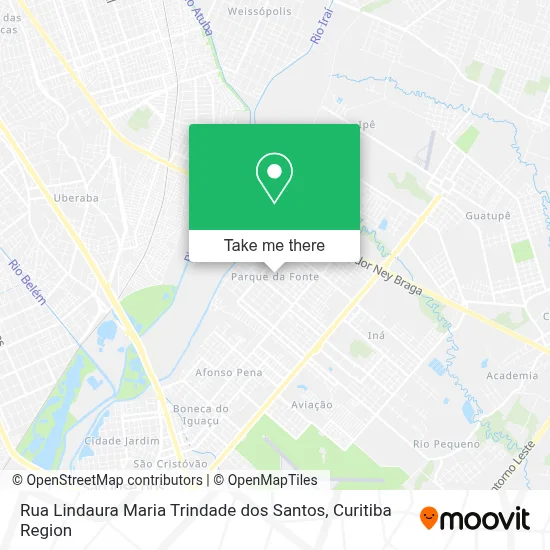 Rua Lindaura Maria Trindade dos Santos map