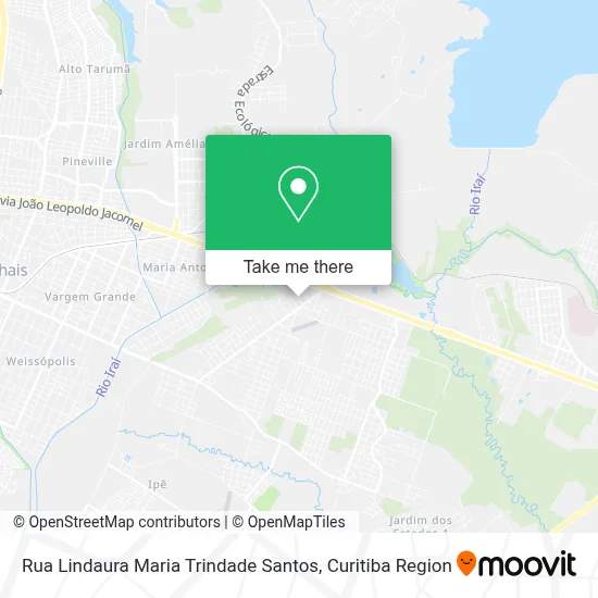 Rua Lindaura Maria Trindade Santos map