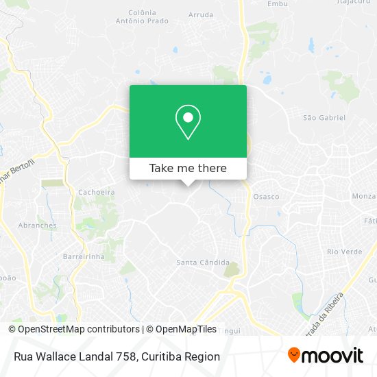 Rua Wallace Landal 758 map