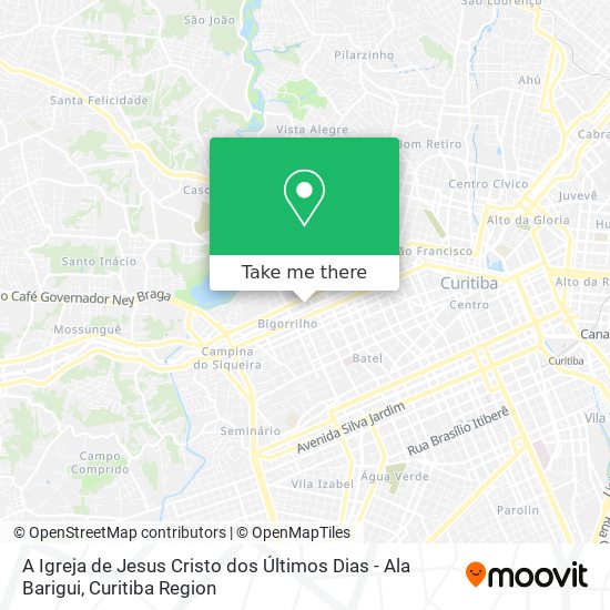 Mapa A Igreja de Jesus Cristo dos Últimos Dias - Ala Barigui