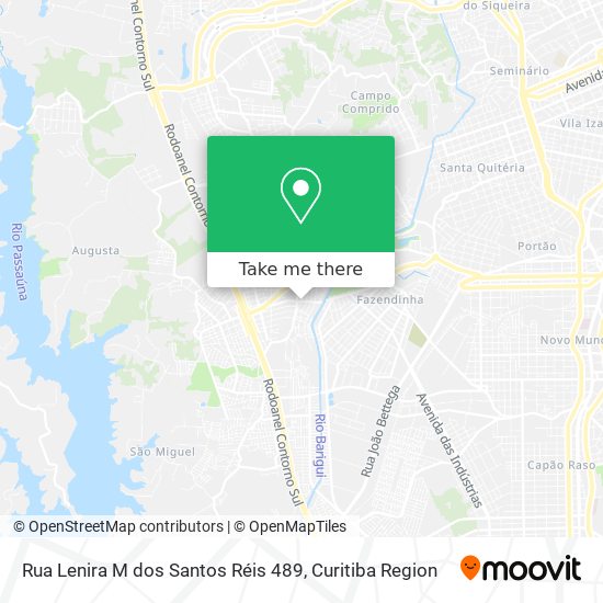 Rua Lenira M dos Santos Réis 489 map