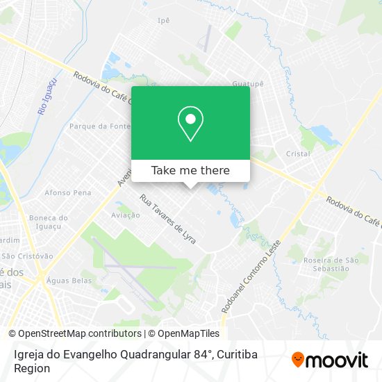 Igreja do Evangelho Quadrangular 84° map