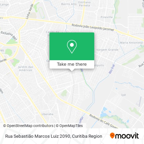 Rua Sebastião Marcos Luiz 2090 map