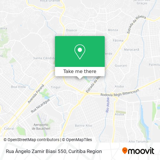 Rua Ângelo Zamir Biasi 550 map