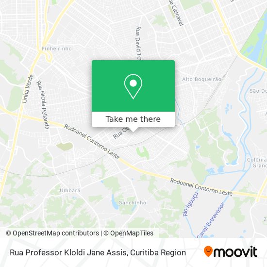 Rua Professor Kloldi Jane Assis map