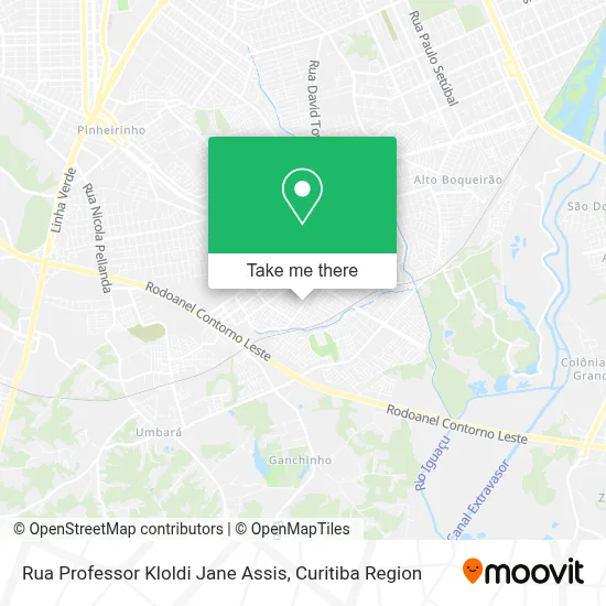 Rua Professor Kloldi Jane Assis map