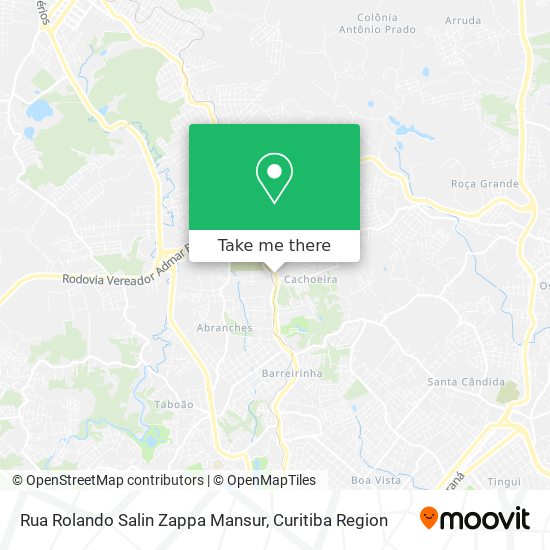 Rua Rolando Salin Zappa Mansur map