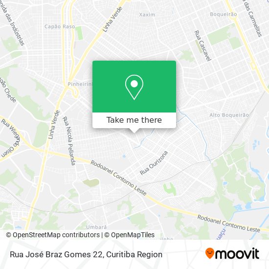 Rua José Braz Gomes 22 map
