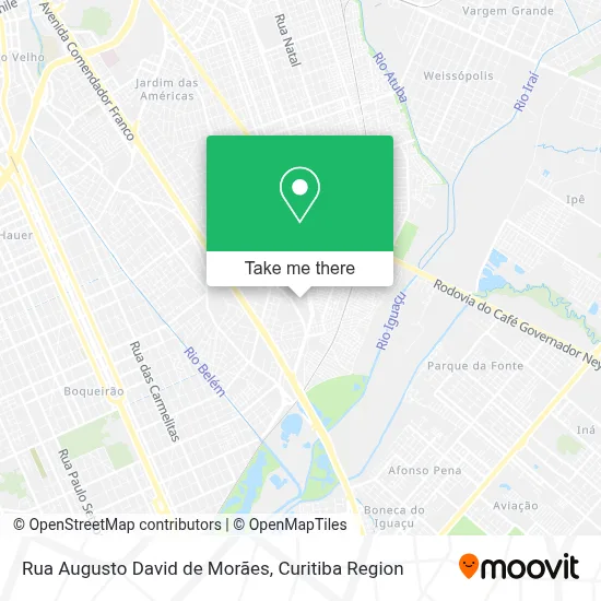 Rua Augusto David de Morães map