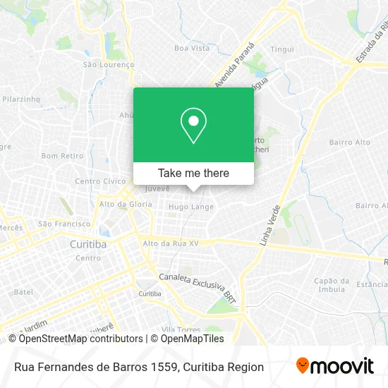 Rua Fernandes de Barros 1559 map