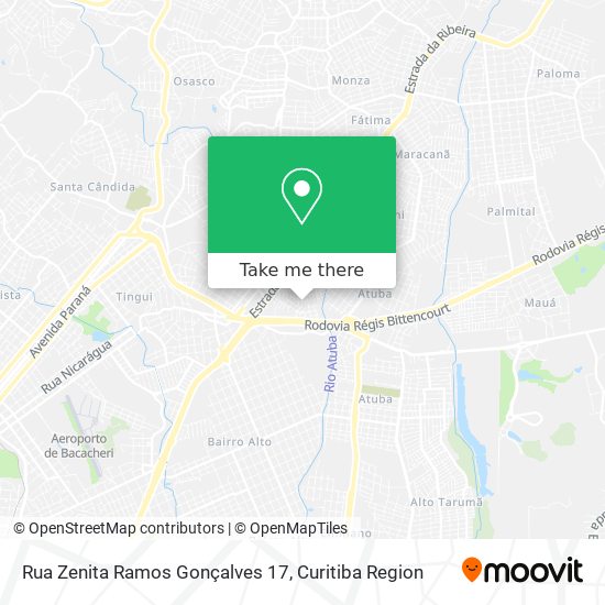 Rua Zenita Ramos Gonçalves 17 map