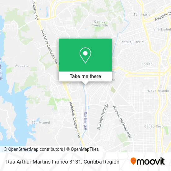 Rua Arthur Martins Franco 3131 map