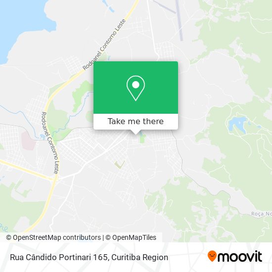 Rua Cândido Portinari 165 map