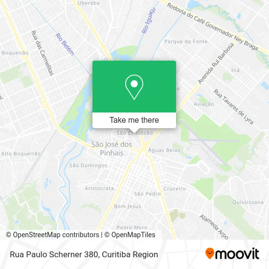 Rua Paulo Scherner 380 map