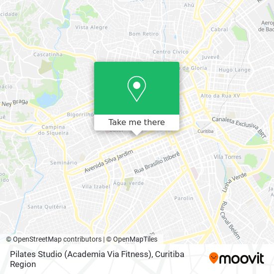 Mapa Pilates Studio (Academia Via Fitness)