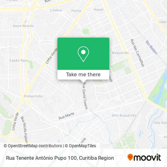 Rua Tenente Antônio Pupo 100 map