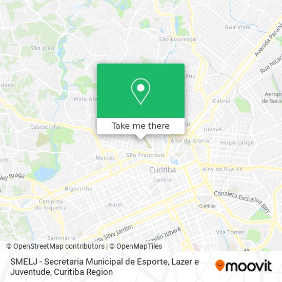 SMELJ - Secretaria Municipal de Esporte, Lazer e Juventude map