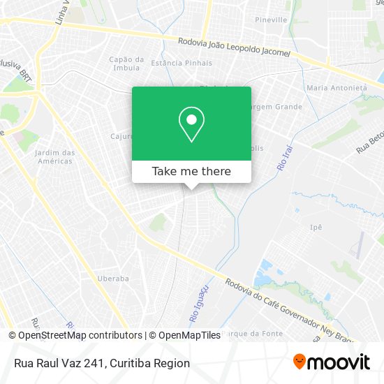 Rua Raul Vaz 241 map