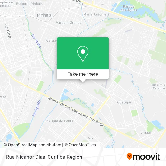 Rua Nicanor Dias map