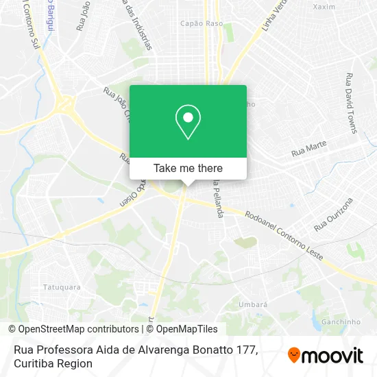 Rua Professora Aida de Alvarenga Bonatto 177 map