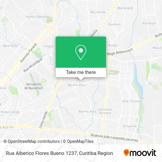 Rua Alberico Flores Bueno 1237 map