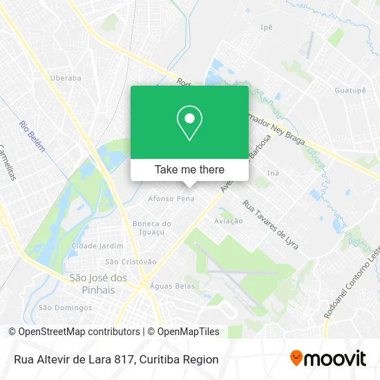 Rua Altevir de Lara 817 map