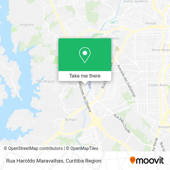 Rua Haroldo Maravalhas map