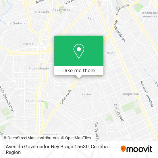 Avenida Governador Ney Braga 15630 map