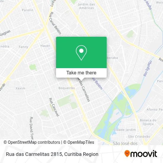 Rua das Carmelitas 2815 map