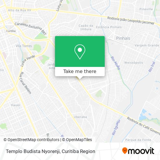 Templo Budista Nyorenji map