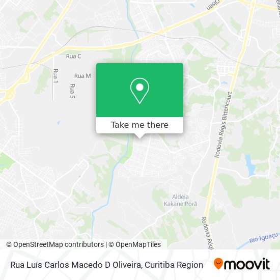 Rua Luís Carlos Macedo D Oliveira map