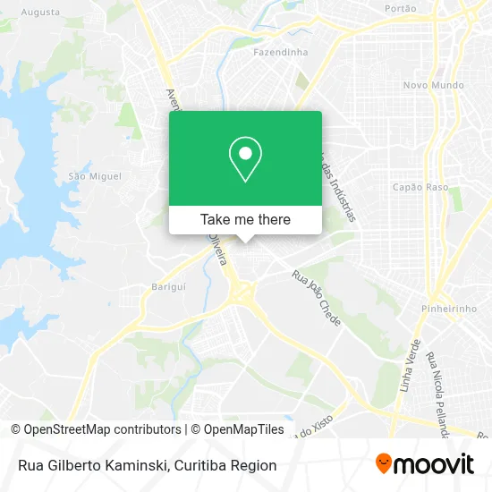 Rua Gilberto Kaminski map