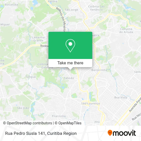Rua Pedro Susla 141 map