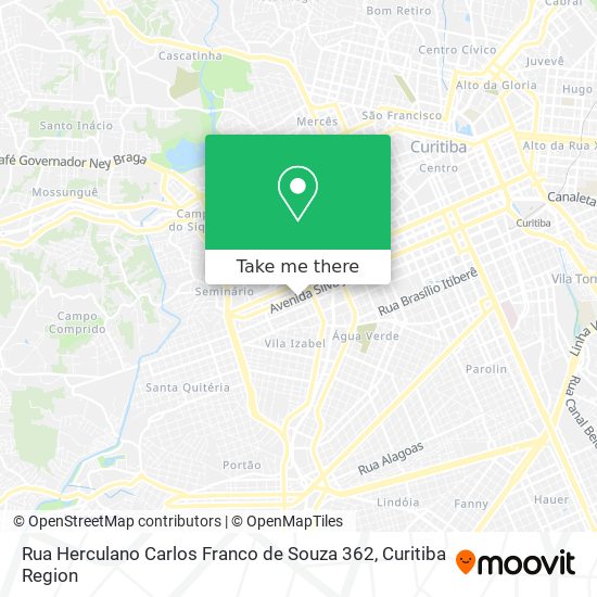 Rua Herculano Carlos Franco de Souza 362 map